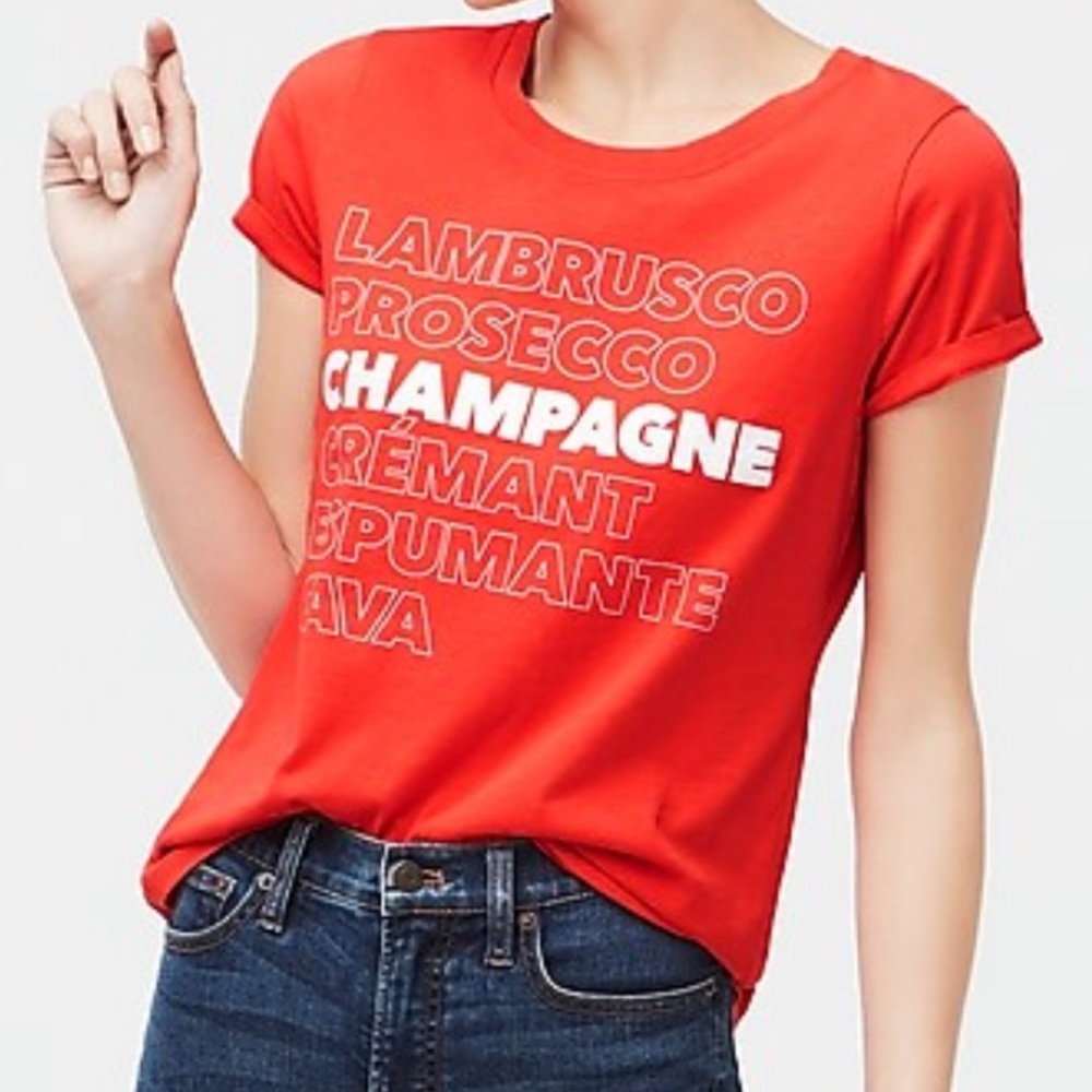 sale | j crew factory | bubbly graphic tee - Picture 2 of 5